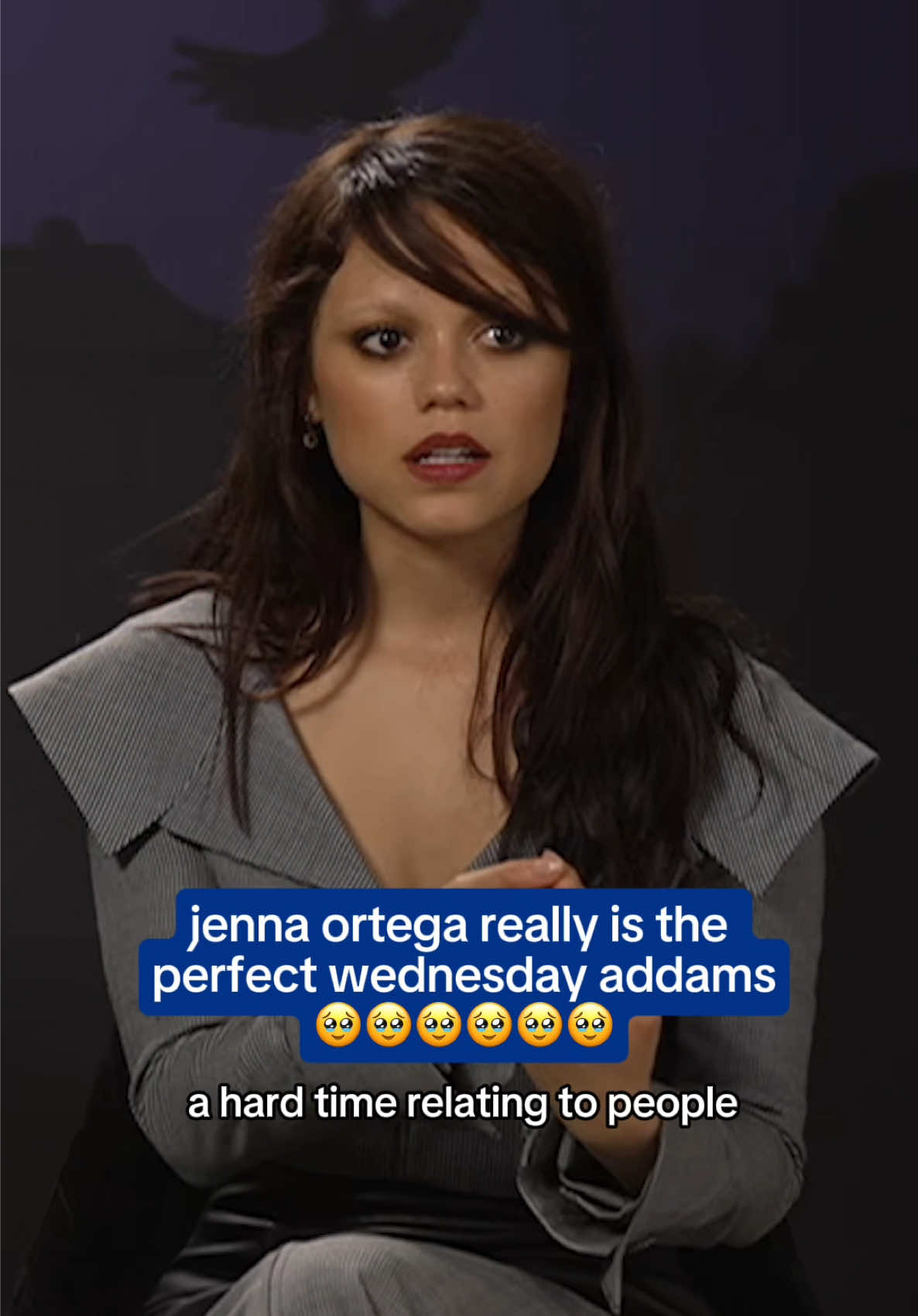 we asked if jenna, like wednesday, has ever felt like an outcast — and the two may be more alike than we could ever know 🫂 watch “wednesday” s2 on @Netty 🩸  #buzzfeedoz #wednesday #jennaortega #outcast #wednesdayaddams 