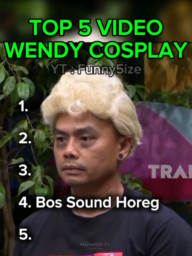TOP 5 Video Wendi cosplay #lucu #laporpaktrans7 #wendi #wendicagur #fyp 