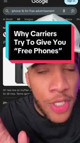 Why every carrier will offer you a “free” phone.. #carterpcs #tech #techtok #iphone 