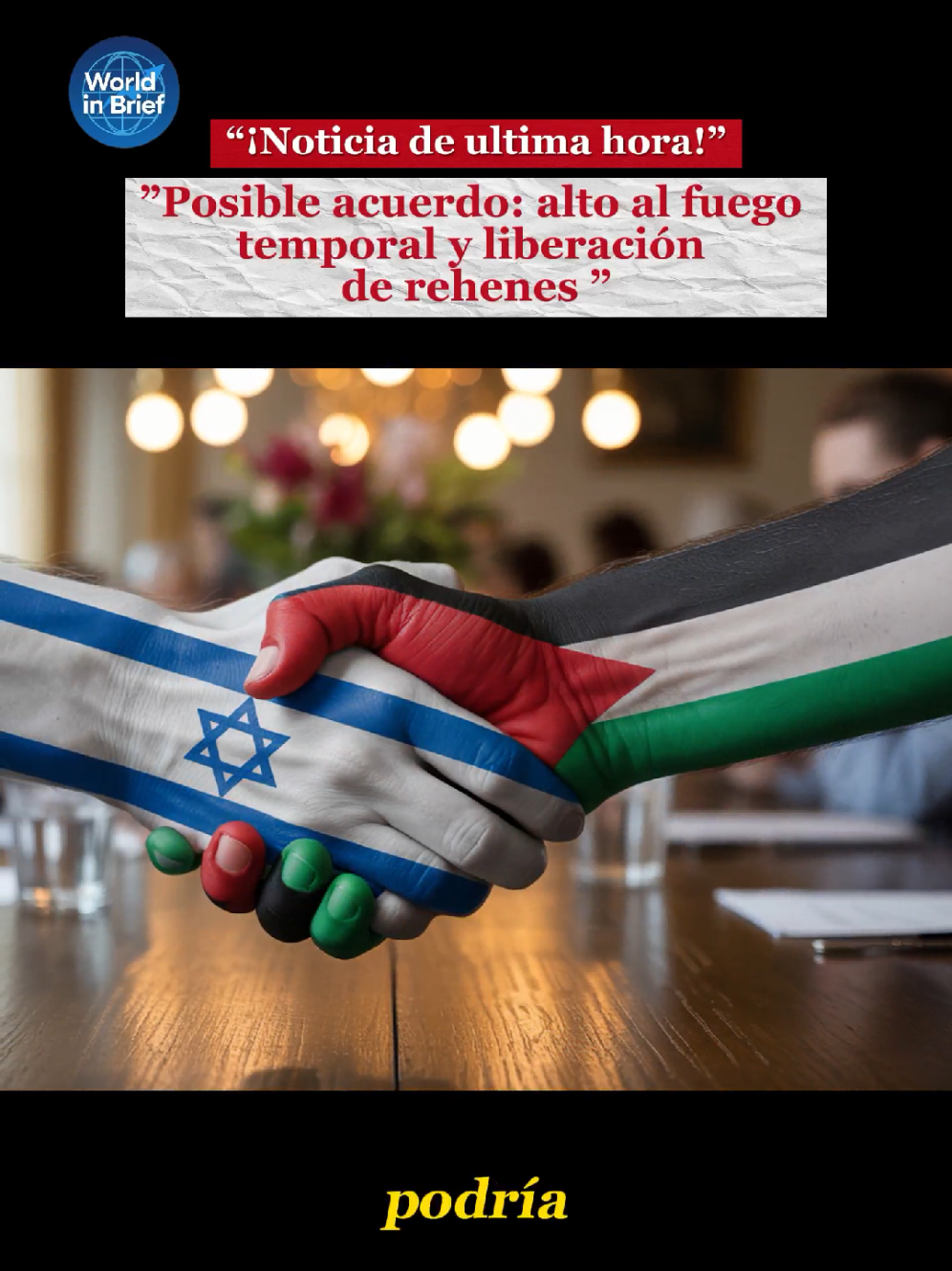 Posible acuerdo: Alto al fuego temporal y liberación de rehenes. #usnews #breakingnews #noticiasusa #ultimahora🚨 #eeuu2025 