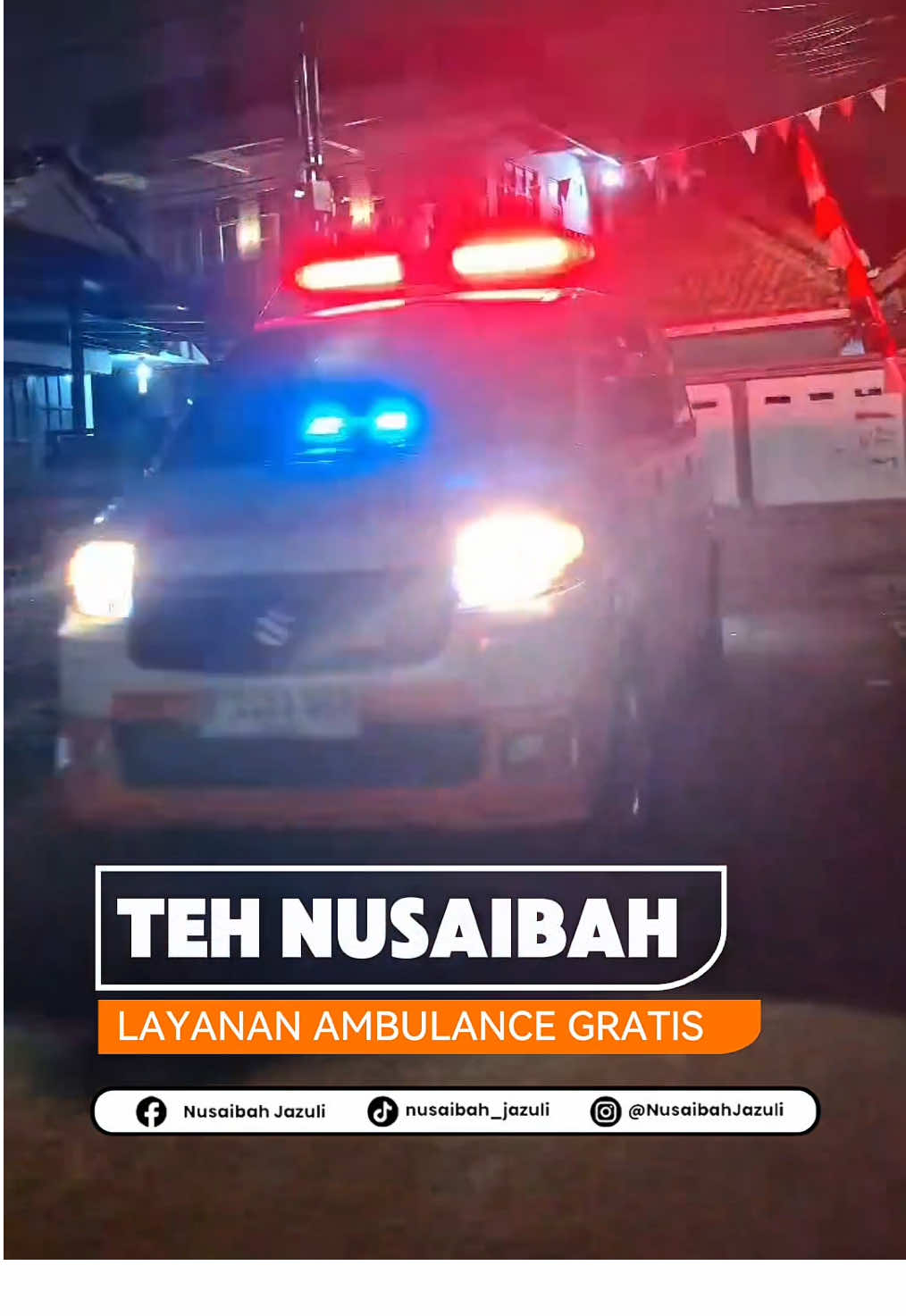 Bismillah, Layanan Ambulance Gratis Teh Nusaibah, siap memberikan bantuan dengan cepat dan tanpa biaya, untuk seluruh warga ciputat 🌹 Untuk info contact tertera di bio profile 😉 #tetehnyaciputat #tehibah #ciputat #tangsel #ciputattangsel 