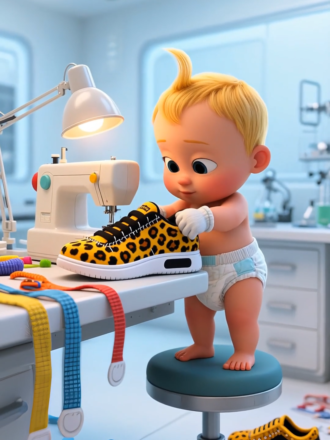 #creatorsearchinsights  Baby Touched the Track Floor and Found Why the Cat Bro Lost the Race #shorts  #animation #funny#foryou 