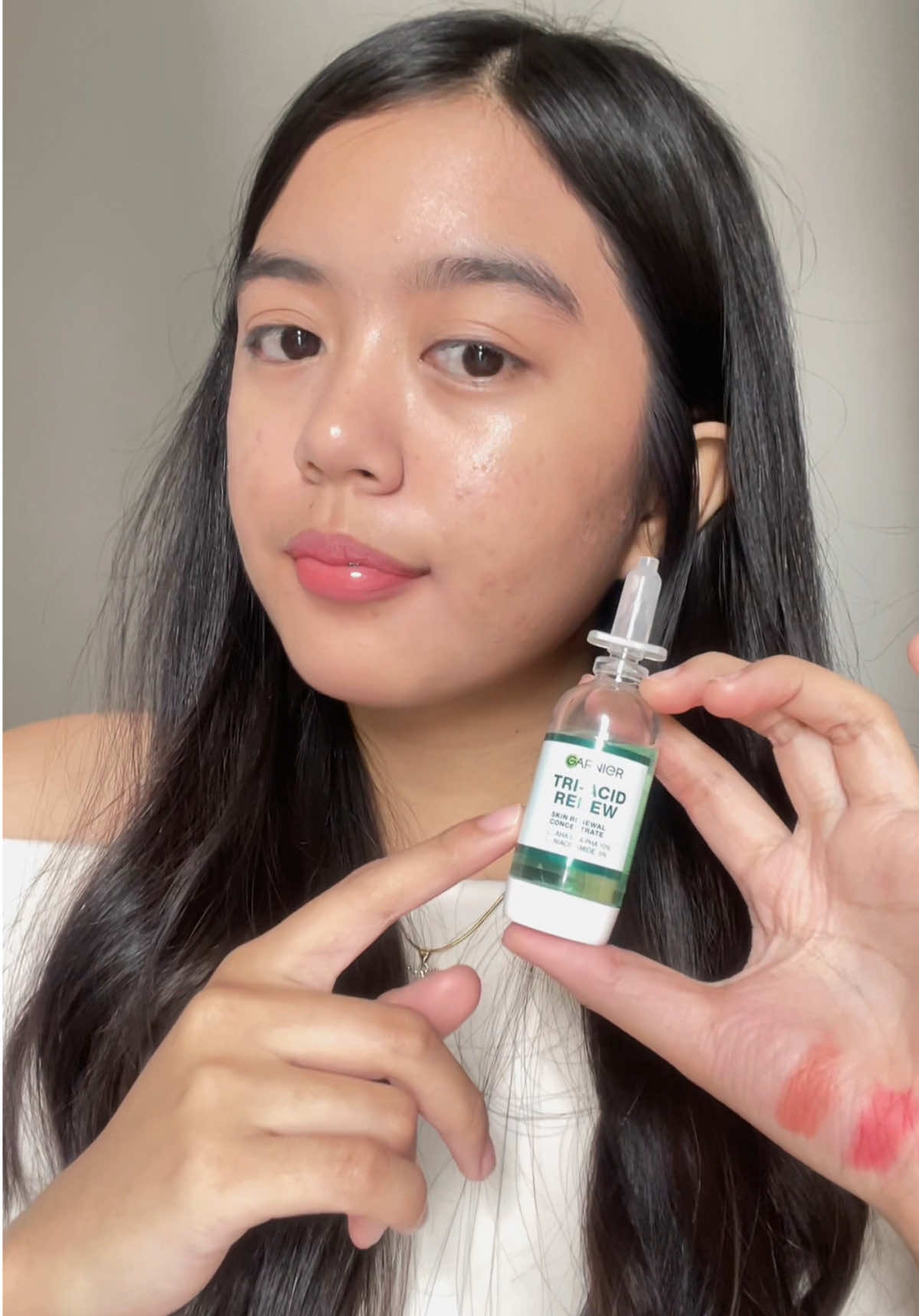 you should know this holy grail!✨💚 #garniertriacidrenew #garnierhealthykinis #skincare #garniergang #fyp 