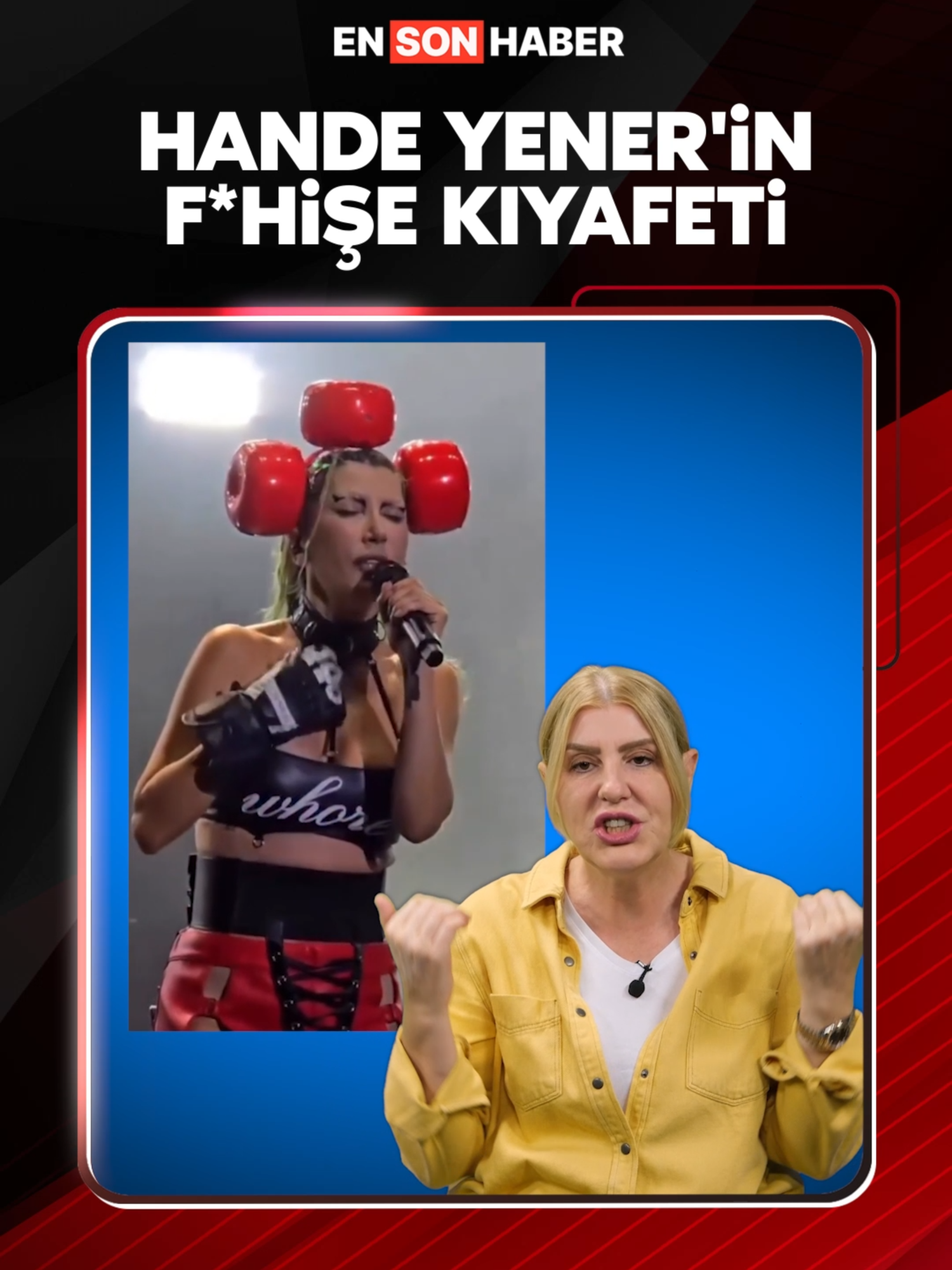 Sevda Türküsev, Hande Yener'in sahne kıyafetini sert sözlerle eleştirdi. #handeyener #kıyafet #eleştiri