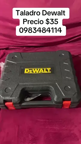 Taladro Dewalt Percutor reversible 48 voltios 2 baterías con sus accesorios precio $35 nuevo información por whatsapp 0983484114 #taladro #dewalt #atornillador #construccion #guayaquil_ecuador🇪🇨 