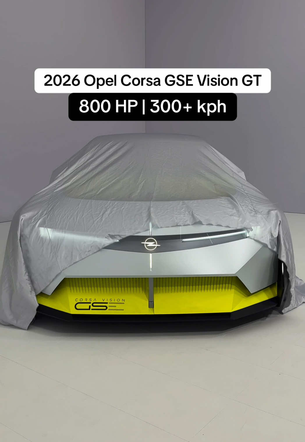 800 HP Opel Corsa GSE Vison GT🤯 #opel #concept #future 