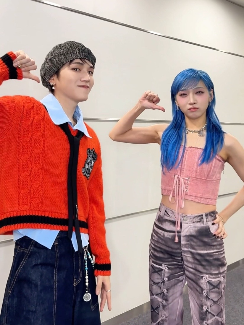 ☝️✌️🤟 with #JISOO #HANA #BOYNEXTDOOR #BND #Count_To_Love  @hana_brave_official