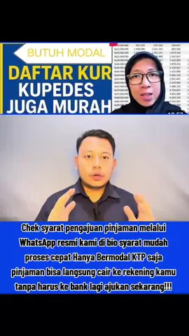 Halo Sahabat BRI Butuh modal usaha?  Proses cepat, Aman, & Nyaman.  💸 PINJAMAN CEPAT CAIR TANPA RIBET 💸 Kami melayani pinjaman untuk masyarakat Indonesia atau TKW/TKI Di luar negri. dana via Online  Pencairan dana cepat, Syarat mudah & Angsuran ringan. Ajukan sekarang! Pinjaman dana KUR 2025 Resmi dibuka!! Silahkan hubungi kami untuk konsultasi lebih lanjut. #pinjamanonline  #pinjamanamanah  #masukberandafyp  #fyp #foryou 