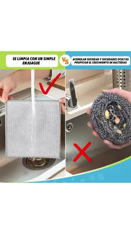 Este trapo mágico de seda plateada es bueno, de doble capa y barato👍👍🫶🫶 #cleaning#kitchen#fregar#tiktokshop#fyp#fyppp#viralvideos#trapo#cloth#fyppp 