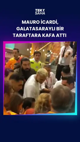 Mauro İcardi, Galatasaraylı bir taraftara kafa attı. 🔗 Juan Etchegoyen #mauroicardi #icardi #galatasaray #keşfet 