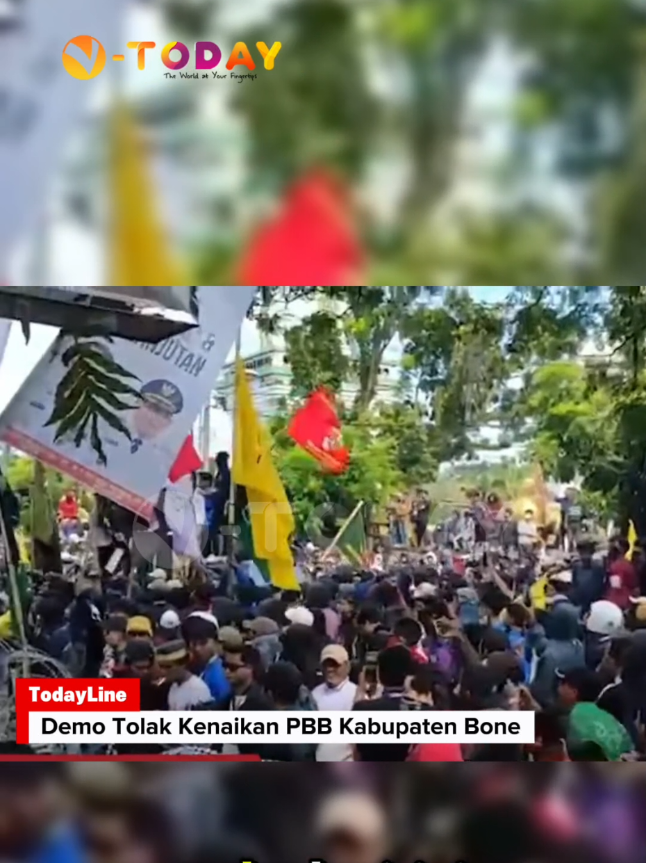 Masyarakat Bone Geram. bawa pasukan demo masyarakat tolak PBB. 