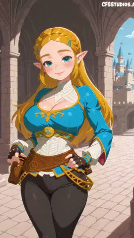 BOTW Zelda Dance DC: @jucyzxz #Zelda #BOTW #Anime #Animation #CFSStudios