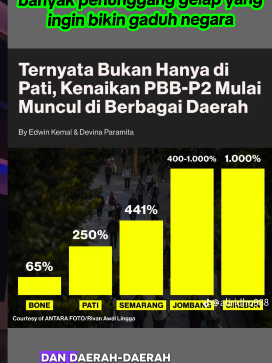 demo warga kabupaten pati di tunggangi pihak2 yang ingin makzulkan Prabowo,padahal uu hkpd no. 1 tahun 2022 dan pp no.35 tahun 2023 di keluarkan jokowi#prabowo #jokowi #demo #pati #fypage 