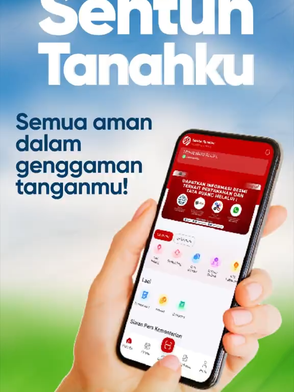 Halo #SobATRBPN, mau akses informasi seputar pertanahan tapi gak sempet datang ke kantor pertanahan? Tenang aja sob, dengan aplikasi Sentuh Tanahku yang dilengkapi fitur-fitur lengkap untuk mendapatkan informasi seputar pertanahan. Simak selengkapnya pada video berikut ya, Sob! #IndonesiaLengkap #ATRBPNKiniLebihBaik #ATRBPNMajudanModern #MelayaniProfesionalTerpercaya