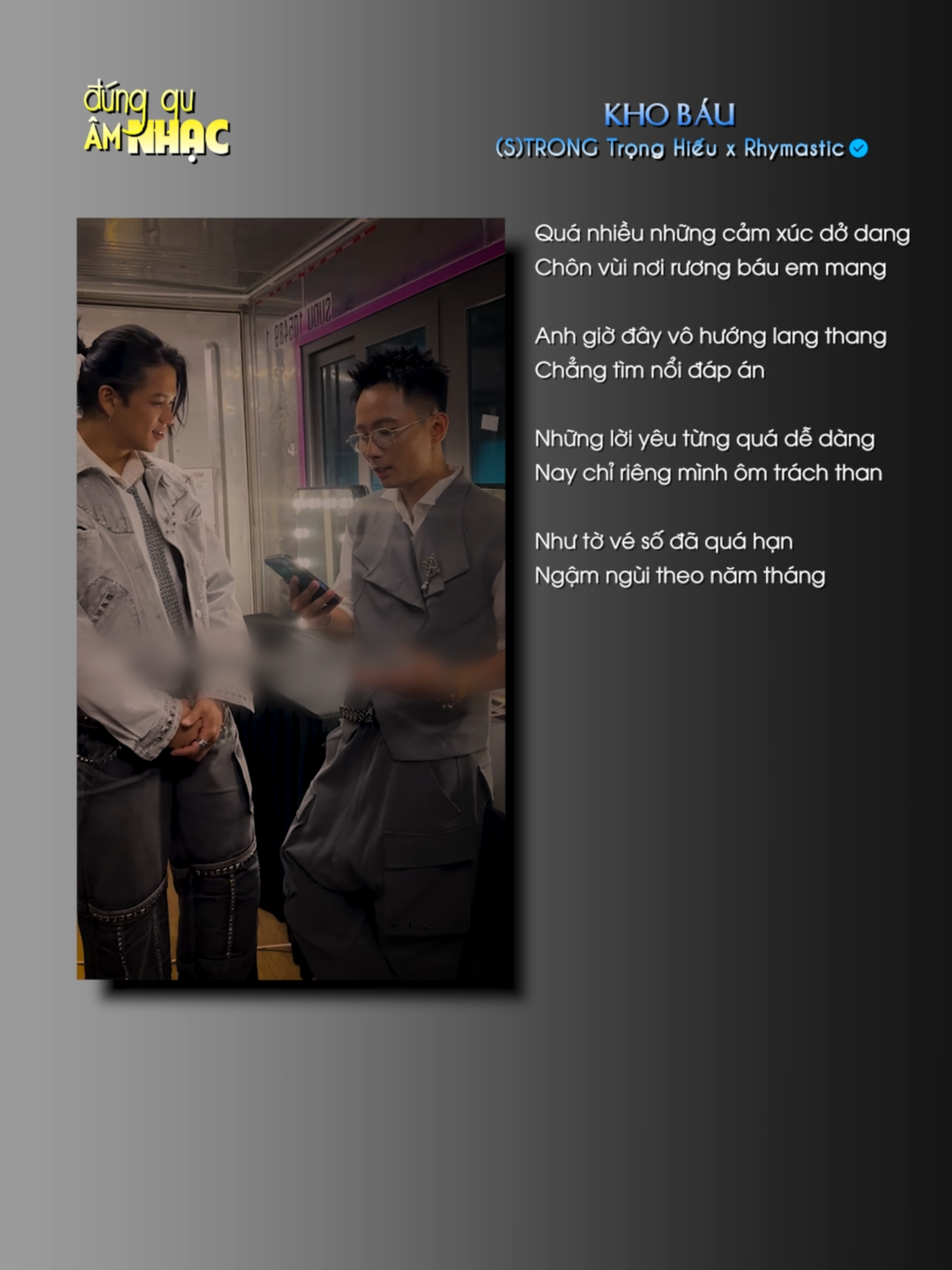 Quá nhiều những cảm xúc dở dang chôn vùi nơi rương báu em mang #nhachaymoingay #nhactamtrang #rhymastic #strongtronghieu