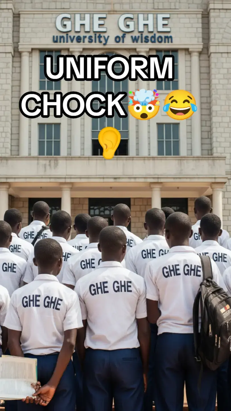 geh geh uniform is out just 70k only for the students of GEH GEH university of wisdom #gehgeh 