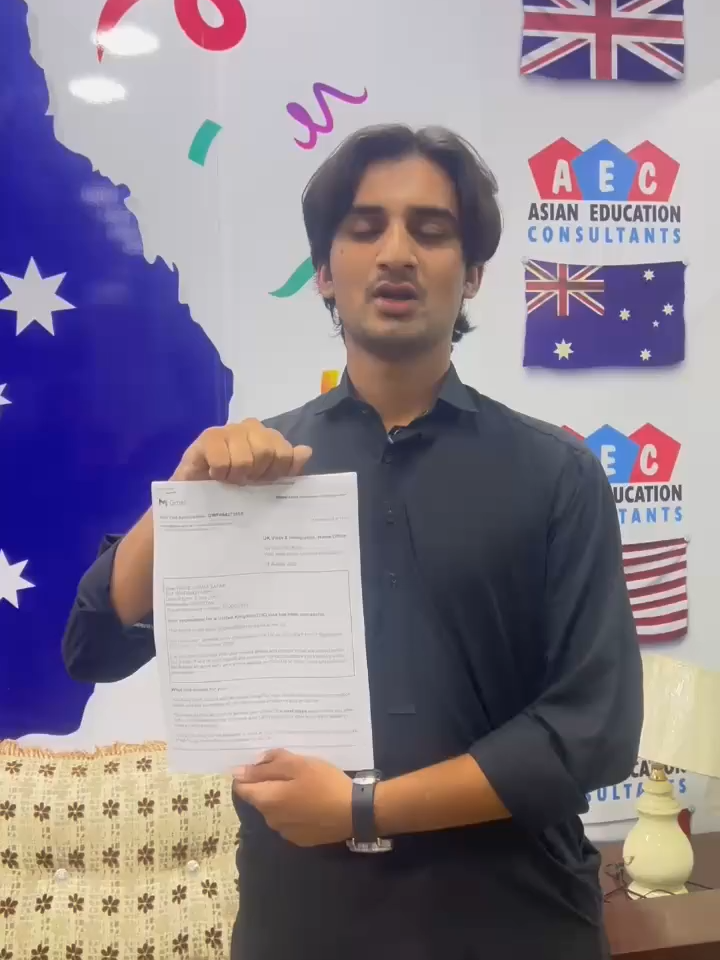 🎉 Congratulations to Our Valued Client! 🎉 Another success story – UK Student Visa Granted! 🇬🇧✈️ Want to study in the UK? You could be next! 📩 Free Assessment: aecinfo9@gmail.com 📍 Asian Education Consultants Main Market, Model Town (Pizza Hut Basement), Gujranwala 📞 0306-6663535 | 055-3736165 ✅ Expert Guidance ✅ No Hidden Charges ✅ Fast Processing #AECModelTown #educationconsultant #KashifButtAEC #UKVisa #StudyInUK #EducationalConsultant #SuccessStory #StudentVisa #ForYou #StudyAbroad