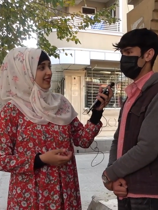 مصاحبه ثنا هاشییمی با یک جوان توانا #tiktokviral  #viralvideos  #funn  #foru  #loveyou  #interview  #joy  #fypdong