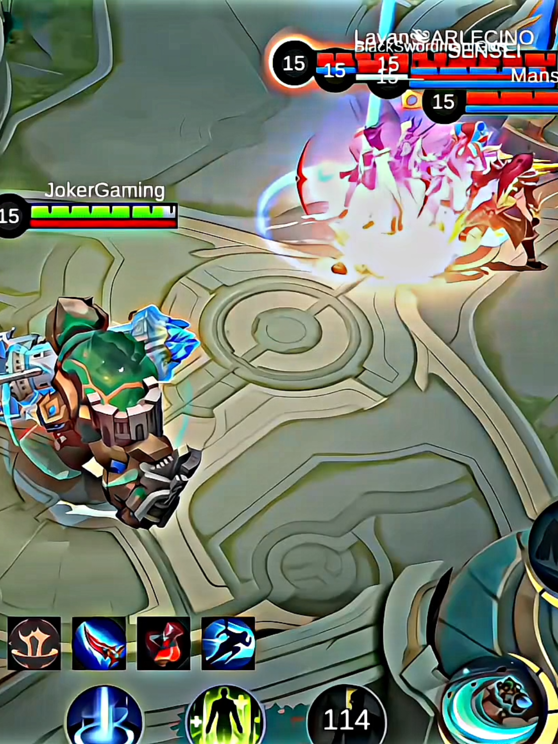They Thought Grock Was Finished… BIG Mistake! ⚡#mlbb #mlbbcreator #mobilelegends #foryou 