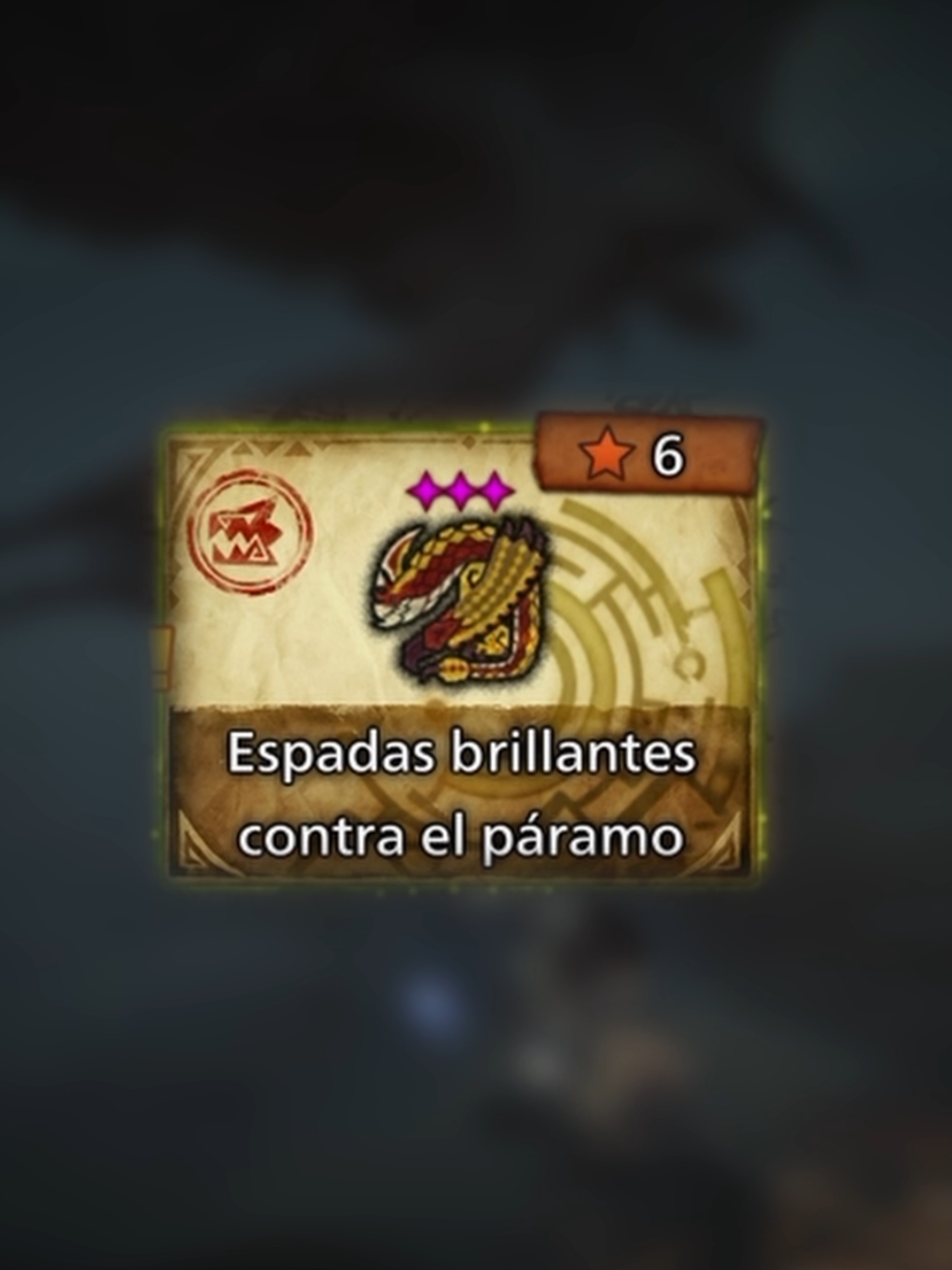 Espadas brillantes contra el páramo Misión de evento MH Wilds