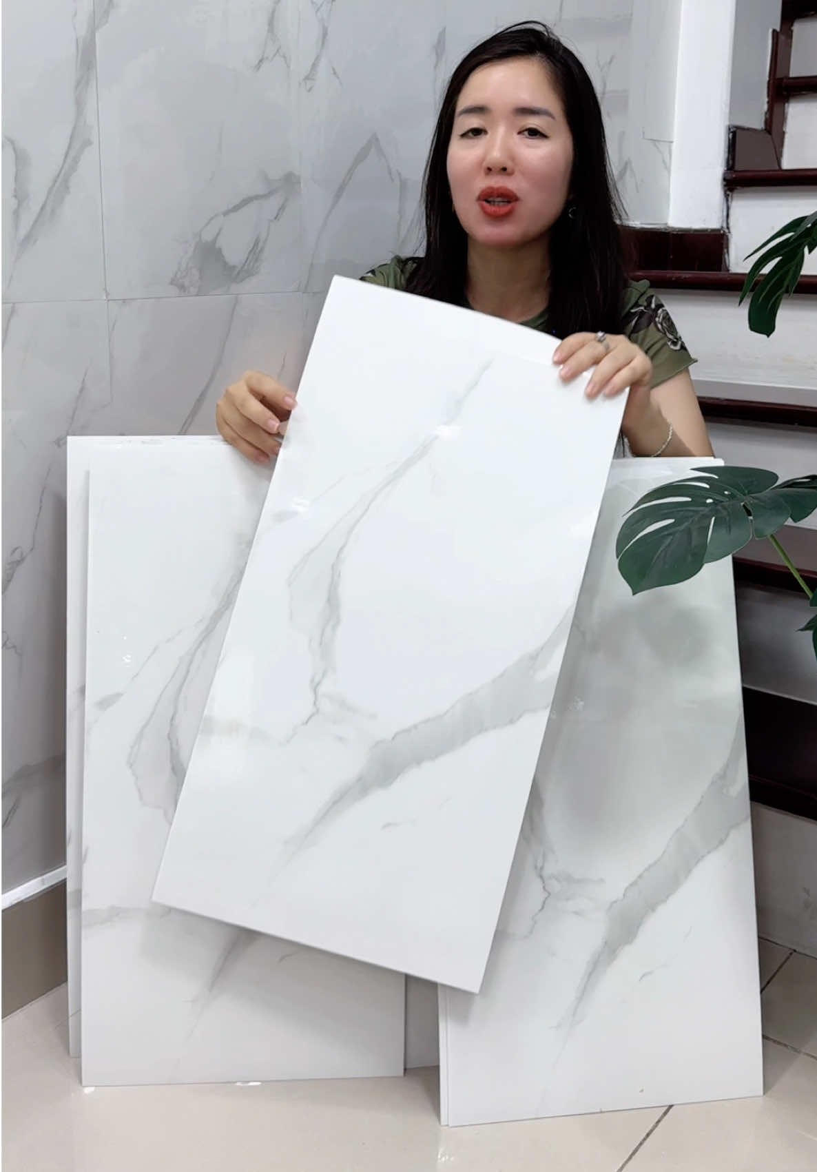 Combo 50 Miếng Xốp Dán Tường PVC #miengdantuong #dantuongvanda #dantuongpvc #miengdantuongpvc #hangrucro🌞 