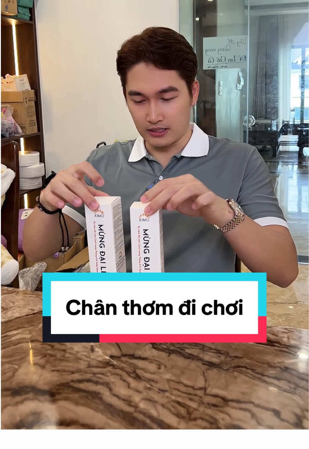 Chân không mùi thúi để đi chơi đại lễ #khumuihoichan #thomchan #dogiadung #tikhub #xuhuong 