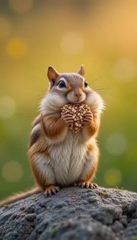 Cute Squirrel Eating Seeds #fyp #cute #foryou #chipmunk #squirrel 