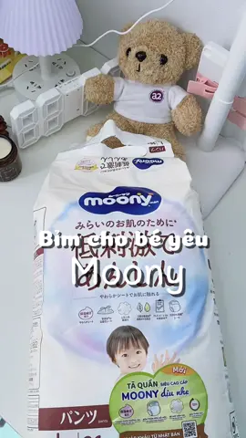 Bỉm Moony – mềm như vòng tay mẹ, cho bé ngủ ngon suốt đêm 🌙”#BimMoony #Moonydiunhe #Moony #TaNhatBan #MeBimReview