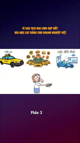 VÌ SAO TAXI MAI LINH SỤP ĐỔ? BÀI HỌC CAY ĐẮNG CHO DOANH NGHIỆP VIỆT p3 #taxi #taximailinh