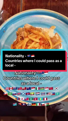 Nationality - 🇦🇺🇮🇩 Countries where I could pass as a local #australia #unitedstates #indonesia #travel #traveltiktok 