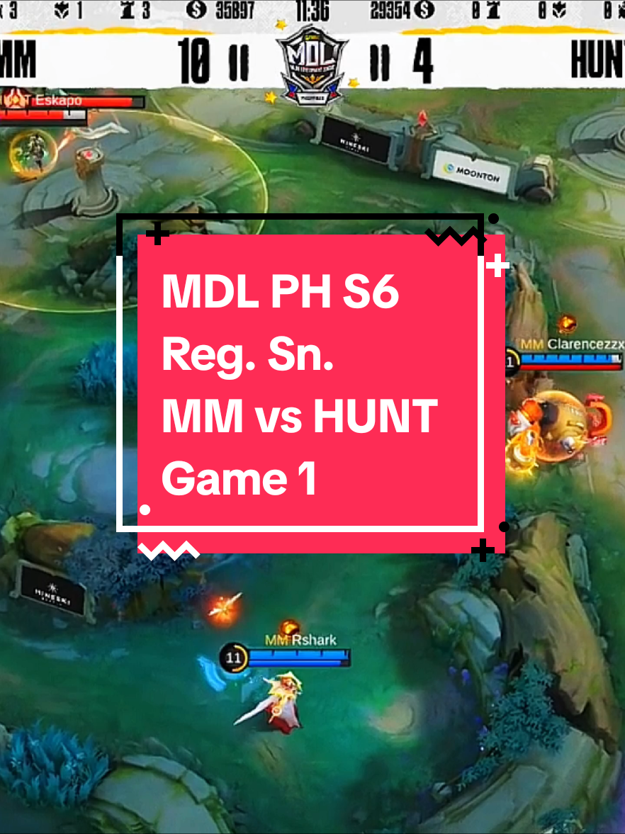 MDL PH | Season 6 | Regular Season | MM vs HUNT Game 1 #MDLPHS6  #IlabasAngLakas #MLBB 