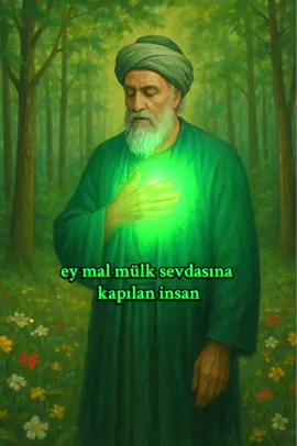 Ey mal mülk sevdasına kapılan insan 