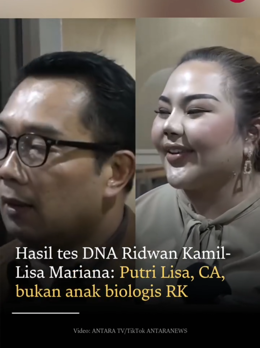 Polri ungkap Ridwan Kamil bukan ayah kandung putri Lisa Mariana Jakarta (ANTARA) - Direktorat Tindak Pidana Siber Badan Reserse Kriminal Polri mengungkapkan bahwa mantan Gubernur Jawa Barat Ridwan Kamil bukan ayah kandung dari putri Lisa Mariana yang berinisial CA. 
