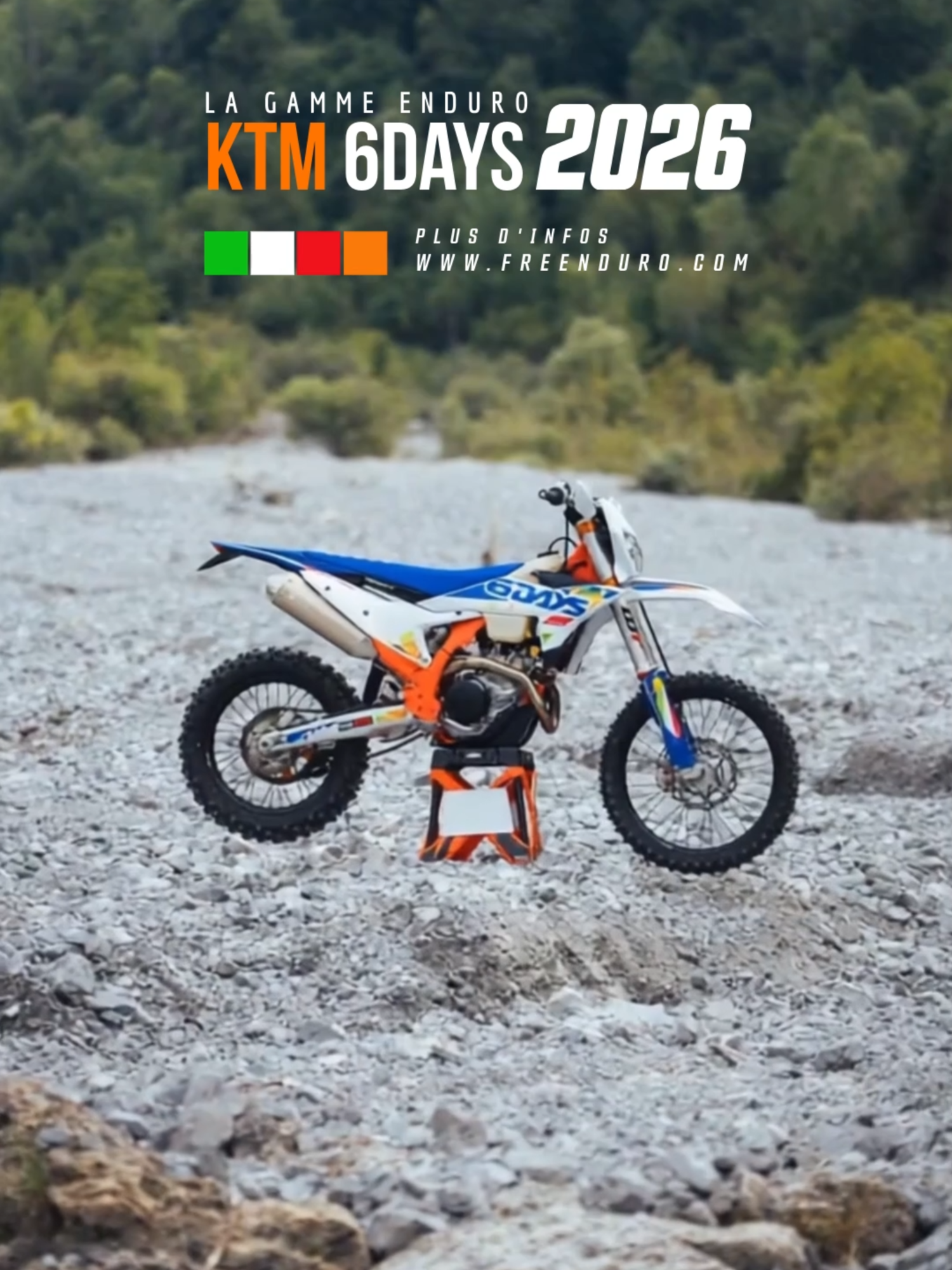 Premier aperçu des KTM  6Days 2026