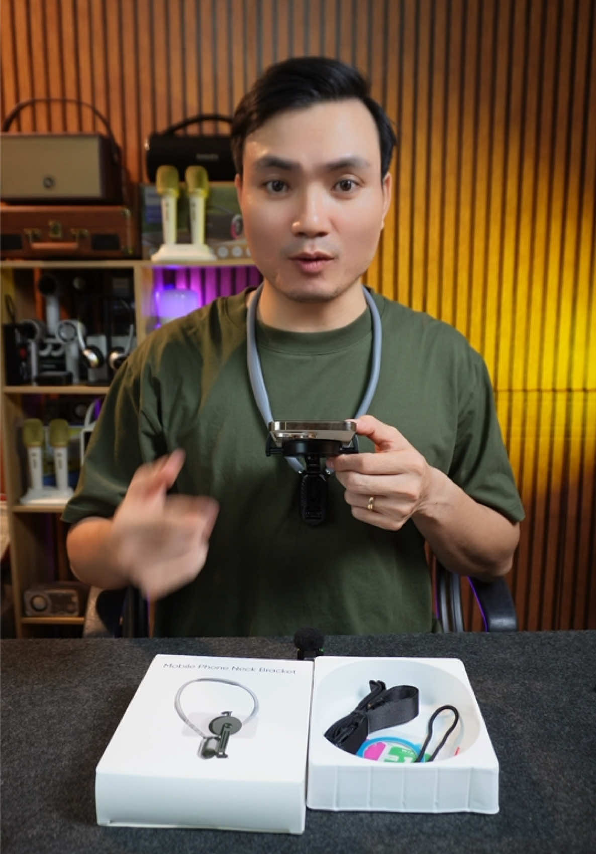 Vòng đeo cổ quay Vlog, quay POV cực đẹp mà các bạn đang làm review không thể bỏ qua #vietmynguyen 