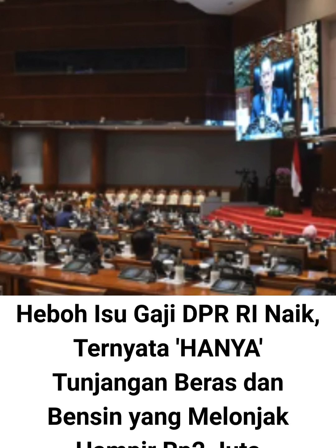 Jagat maya digemparkan dengan isu kenaikan gaji anggota DPR yang viral beberapa hari terakhir. Banyak warganet menilai langkah itu tidak masuk akal di tengah kondisi masyarakat yang masih dihantui mahalnya harga beras, kebutuhan pokok, hingga biaya hidup yang terus naik akibat inflasi. Namun, setelah ditelusuri lebih dalam, ternyata bukan gaji pokok DPR yang naik, melainkan tunjangan beras dan bensin dengan nilai tambahan yang mencapai hampir Rp2 juta per bulan. Baca selengkapnya melalui link: https://prianganinsider.pikiran-rakyat.com/nasional/pr-3839586936/heboh-isu-gaji-dpr-ri-naik-ternyata-hanya-tunjangan-beras-dan-bensin-yang-melonjak-hampir-rp2-juta?page=all