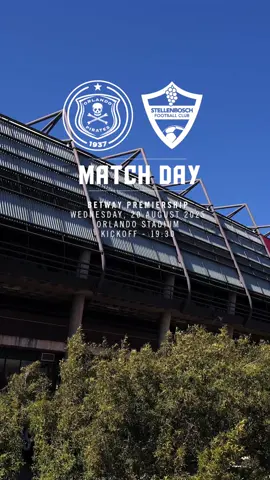 Match Day ☠️ vs @Stellenbosch Football Club  ⚫️⚪️🔴⭐️ #orlandopirates #foryou #SAMA28 #fyp #viral 