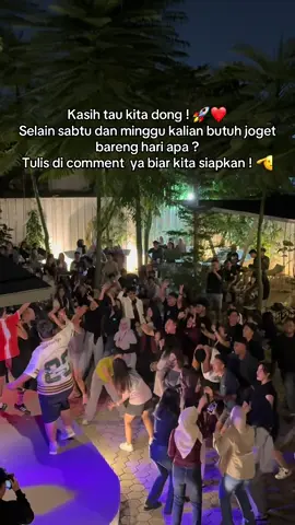 Boleh banget kasih kitaaa masukan selain sabtu dan minggu kalian butuh joget hari apa aja ?  Biar kita agendakan 🫡 untuk kawan Noach ❤️  tulis di Comment yaa guys 😎🫡 #bekasi #bekasihits #bekasitimur #fyp #ambyar 