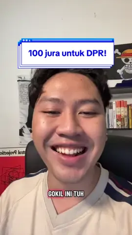 Make sense sih anggota DPR kita joget bahagia di parlemen, kan dapet 100 juta.