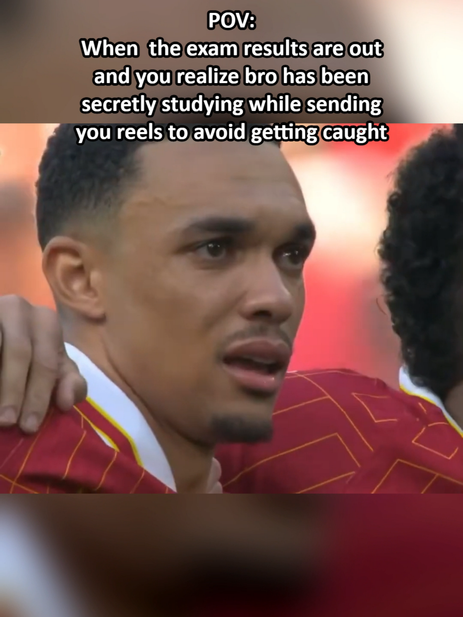 he was curating my downfall with reels #footygigglejokes #relatable #fyp #bro #school #study #footballtiktok