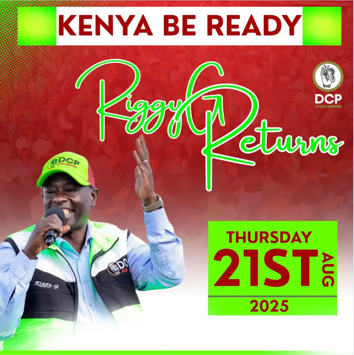 Finally the day is fast approaching #riggyg #kenya #return #shujaahumphrey 