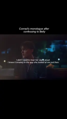 Note: Conrad’s monologue after his “second” confession to Belly or the morning after. Since we’re not getting his POV, here are his thoughts from the audiobook, if we end up getting it for episode 8, that’ll be perfect, but this felt like the perfect spot.  #thesummeriturnedpretty #tsitp #conradfisher #audiobook 