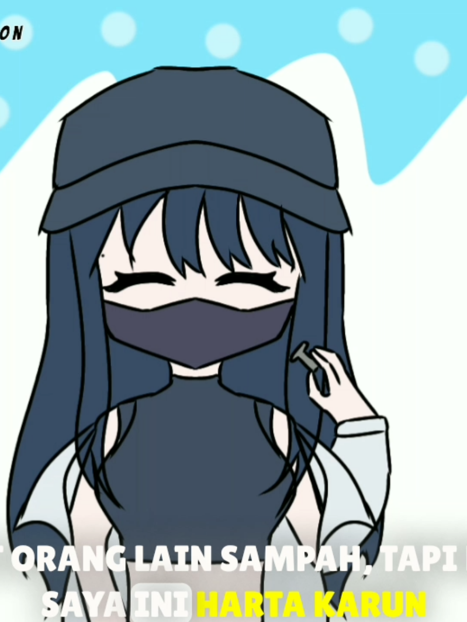 pencuri handal - saori #animasilucu #animasi #animefyp #saori #bluearchive 