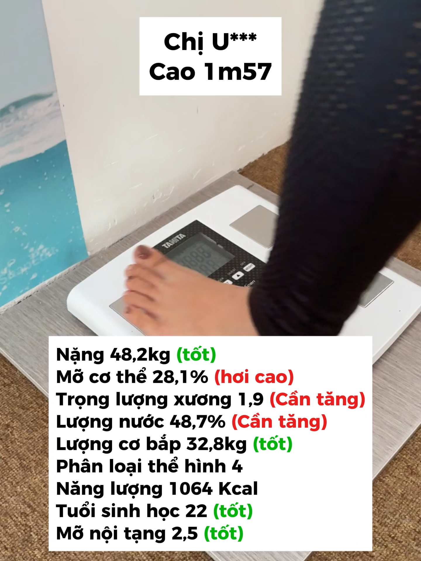 Bạn đã biết chỉ số cơ thể của mình chưa? Hãy lắng nghe và tìm ra giải pháp phù hợp để luôn khỏe mạnh và tự tin nhé! #xanhyoga #baitapgiamcan #Fitness #giamcan #yoga #squat