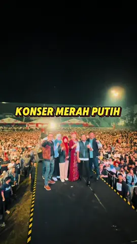Konser merah putih dalam rangka hari kemerdekaan republik indonesia yang ke 80 tahun