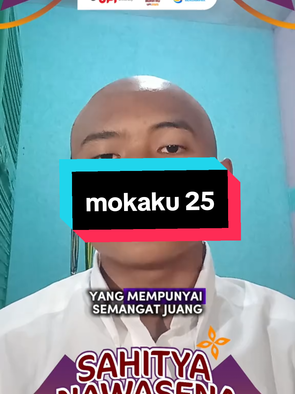[l'm Ready for MOKAKU UPI 2025] 
 “Transformasi bukan sekadar perubahan bentuk, melainkan perjalanan sadar untuk tumbuh,
 bersinergi, dan memberi makna.” 
 Hallo Putra/i Sahitya Nawasena! 
 Perkenalkan aku Muhammad Galuh Fajar Buana dari Sektor Sahitya Laksana siap mengikuti MOKA-KU UPI 2025
 dengan tema Transformasi Pendidikan Berkelanjutan Menuju Indonesia Emas 2045 Melalui
 Kolaborasi Mahasiswa Sebagai Pilar Perubahan.  
 Pendidikan yang berkelanjutan bukan hanya sistem tapi tentang sinergi. Bersama MOKA-KU
 UPI 2025 saya siap mengenal peran, meneguhkan arah, dan berjalan sejiwa demi perubahan
 yang berdampak, karena setiap langkah kecil yang selaras akan membawa kita lebih dekat
 pada hal yang ingin dicapai. 
 Bersama Meniti Arah, sejiwa menuju asa! 
 #MOKAKUUPI2025 #MaruUPI2025 #AkuBanggaMasukUPI #UPI2025 #SDGs
 #GreenWarriors #DiktisaintekBerdampak #KampusBerdampak #KampusTransformatif 
 #SahityaLaksana #SahityaNawasena @upi.official 