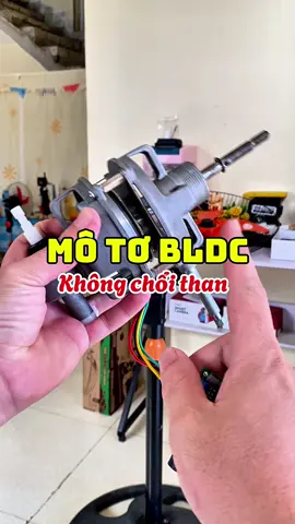 Mô tơ BLDC không chổi than nguồn 12V-24V , nọi người tham khảo mua về chế quạt ạ#bldc #bldcmotor #motokhongchoithan 