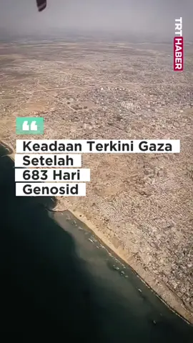 Penyiar awam Rasmi Turkiye (TRT) membuat liputan kemusnahan dasyat di Bandar Gaza akibat serangan Israel. Rakaman menunjukkan keseluruhan kejiranan di Gaza rata dalam runtuhan. Menurut berita, terdahulu Israel dikatakan menguasai 75% - 77% daripada keseluruhan keseluruhan wilayah Gaza melalui operasi ketenteraan, zon larangan (no-go zones), dan langkah penempatan keselamatan, kawalan terhadap bandar-bandar tertentu. Pada Ogos 2025, Kabinet Keselamatan Israel meluluskan rancangan untuk mengambil alih bandar Gaza yang bakal menjadi pintu masuk kepada pendudukan seluruh Gaza. Rancangan ini juga melibatkan pemindahan separuh penduduk ke selatan Gaza. Rancangan ini masih dalam peringkat perancangan. 12 April 2025 lalu, Israel telah  membentuk Koridor Morag, sebuah koridor keselamatan direka Israel yang memisahkan Rafah dari kawasan tengah Gaza, menyatukan zon Selatan, Tengah dan utara yang dikawal oleh Israel bagi menekan H. Sumber: The Guardian Ikuti perkembangan Palestin di Telegram Harapan Hati Malaysia: t.me/harapanhatimalaysia
