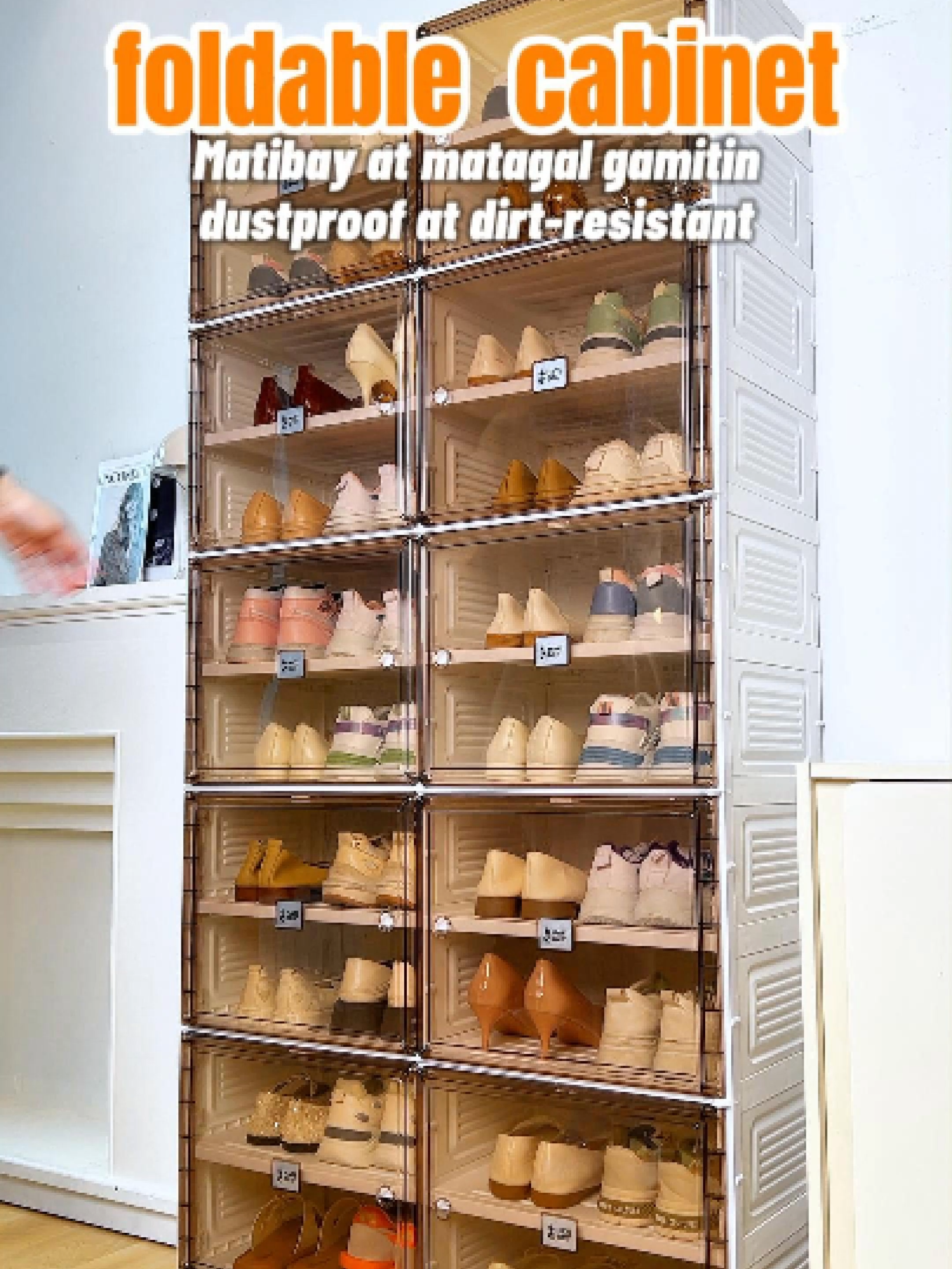 Huwag nang hayaang nakakalat ang sapatos sa sahig! ⚡ Ang ANTBOX foldable shoe cabinet—madaling i-assemble, malinis tignan, at tipid sa space! 🏠#payday #foldableshoecabinet #shoecabinet #ANTBOX