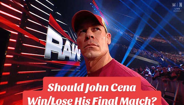 Should John Cena Win Or Lose His Final Match? #fyp #wrestletok #johncena #wrestling #viral 